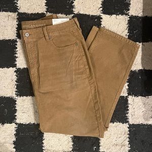 American Eagle tan corduroys